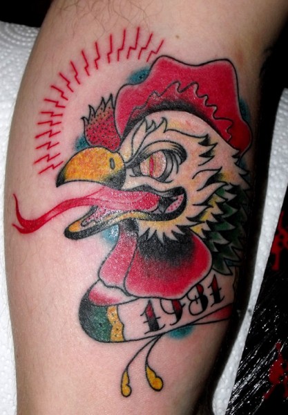 tattoo de un gallo tattoo de un gallo
