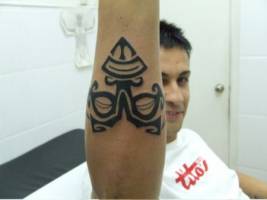 Tatuaje de una cara maorí