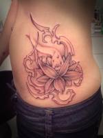 Tatuaje de una perfumada flor de loto